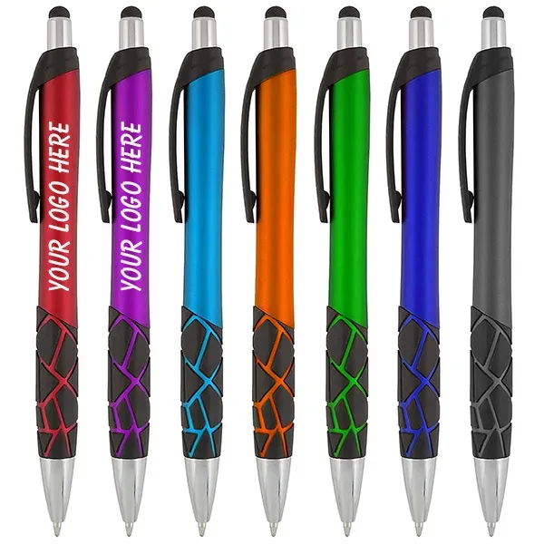 Mosaic Metallic Stylus Click Action Pen - Mosaic Metallic Stylus Click Action Pen - Image 0 of 6