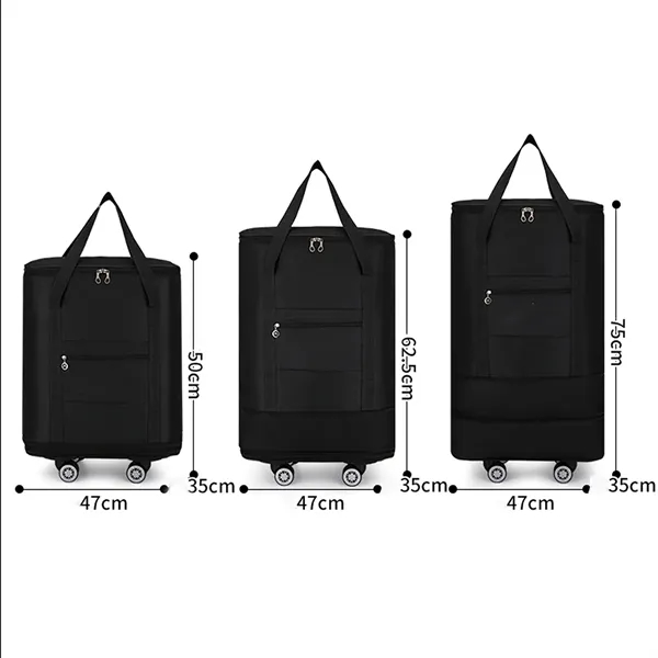 Expandable Travel Duffel Bag with Wheels - Expandable Travel Duffel Bag with Wheels - Image 1 of 7