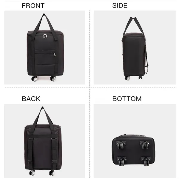 Expandable Travel Duffel Bag with Wheels - Expandable Travel Duffel Bag with Wheels - Image 2 of 7