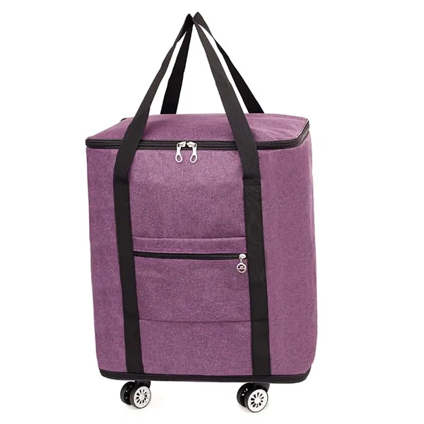Expandable Travel Duffel Bag with Wheels - Expandable Travel Duffel Bag with Wheels - Image 6 of 7
