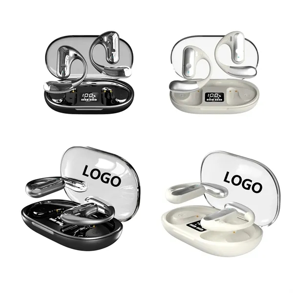 Over-Ear Wireless Bluetooth Headphones With LED Display - Over-Ear Wireless Bluetooth Headphones With LED Display - Image 0 of 5