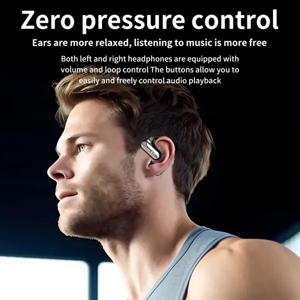 Over-Ear Wireless Bluetooth Headphones With LED Display - Over-Ear Wireless Bluetooth Headphones With LED Display - Image 2 of 5