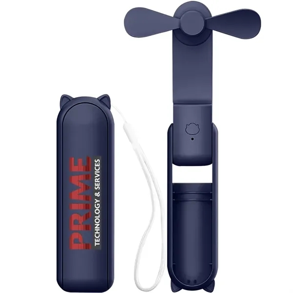 1500mAh Handheld Fan and Power Bank - 1500mAh Handheld Fan and Power Bank - Image 1 of 9