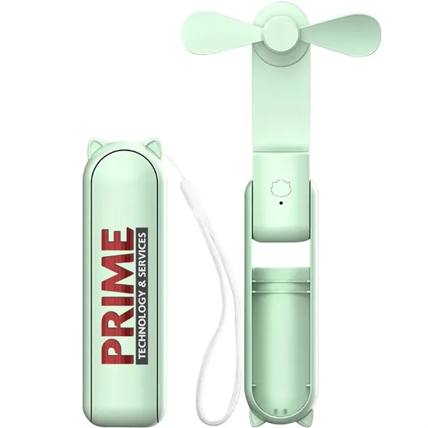 1500mAh Handheld Fan and Power Bank - 1500mAh Handheld Fan and Power Bank - Image 3 of 9