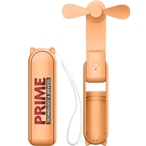 1500mAh Handheld Fan and Power Bank - 1500mAh Handheld Fan and Power Bank - Image 4 of 9