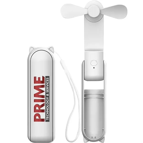 1500mAh Handheld Fan and Power Bank - 1500mAh Handheld Fan and Power Bank - Image 7 of 9
