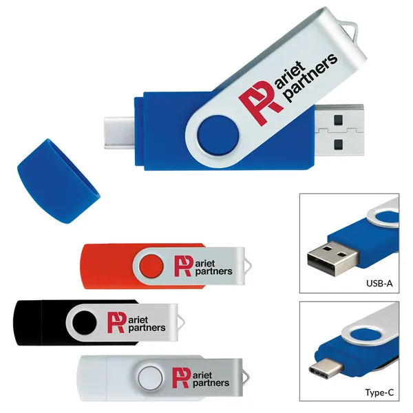 64 GB On The Go USB 2.0 Flash Drive - Type C - 64 GB On The Go USB 2.0 Flash Drive - Type C - Image 0 of 0