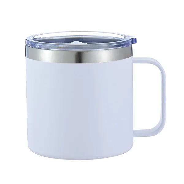 14Oz Stainless Steel Vacuum Camping Mug With Handle - 14Oz Stainless Steel Vacuum Camping Mug With Handle - Image 6 of 14