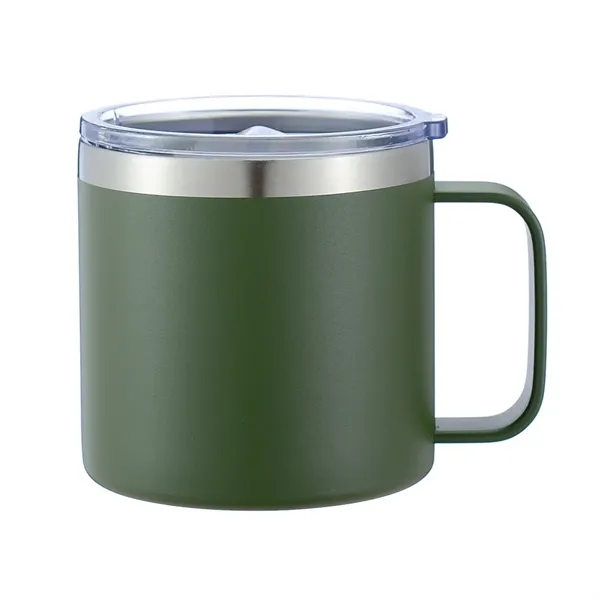 14Oz Stainless Steel Vacuum Camping Mug With Handle - 14Oz Stainless Steel Vacuum Camping Mug With Handle - Image 7 of 14