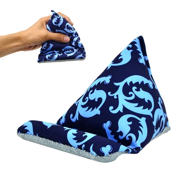Microfiber Pyramid Mobile Device Stand - Microfiber Pyramid Mobile Device Stand - Image 3 of 7