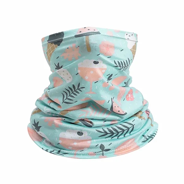 9"x20" Single Layer Lycra Full Color Tube Neck Gaiter - 9"x20" Single Layer Lycra Full Color Tube Neck Gaiter - Image 3 of 17