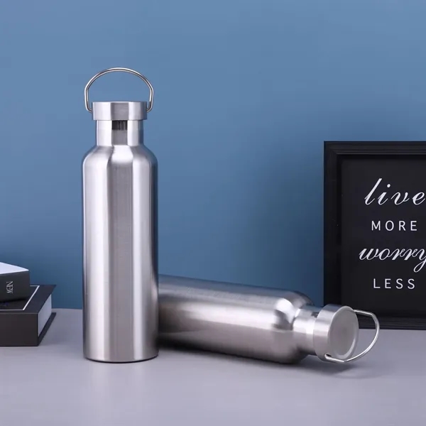 18OZ Stainless Steel Double Wall Water Bottle Handle - 18OZ Stainless Steel Double Wall Water Bottle Handle - Image 6 of 8