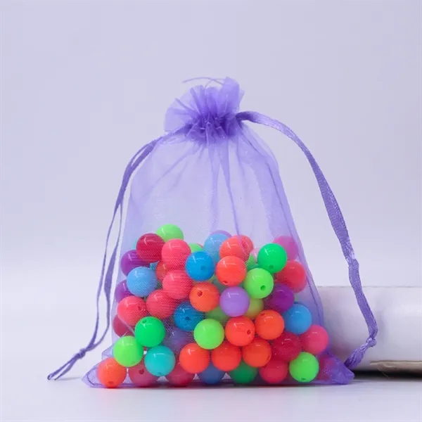 5"X7" Organza Drawstring Pouch - 5"X7" Organza Drawstring Pouch - Image 2 of 24