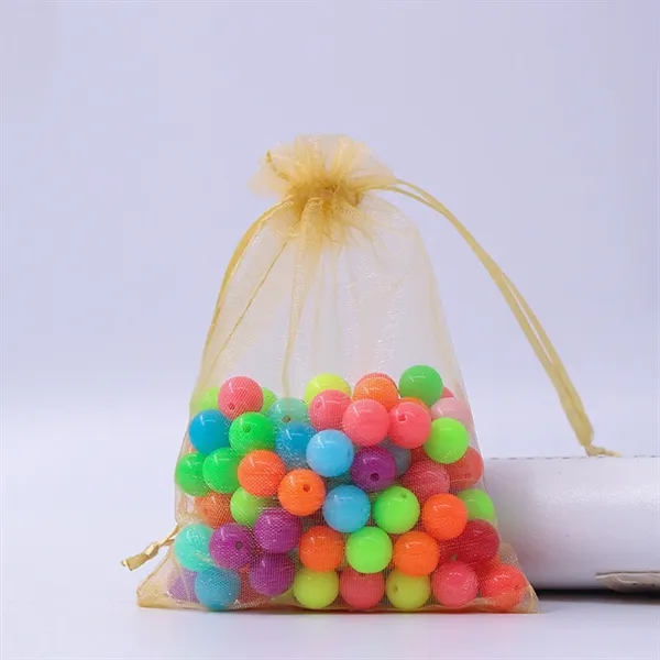 5"X7" Organza Drawstring Pouch - 5"X7" Organza Drawstring Pouch - Image 3 of 24