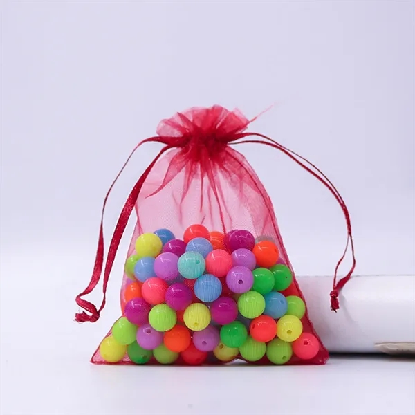 5"X7" Organza Drawstring Pouch - 5"X7" Organza Drawstring Pouch - Image 7 of 24