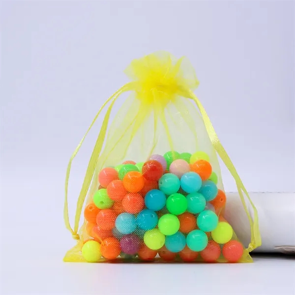 5"X7" Organza Drawstring Pouch - 5"X7" Organza Drawstring Pouch - Image 8 of 24