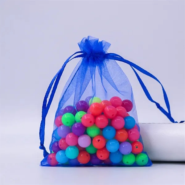 5"X7" Organza Drawstring Pouch - 5"X7" Organza Drawstring Pouch - Image 11 of 24