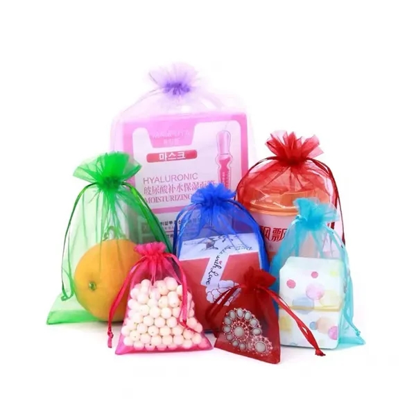 5"X7" Organza Drawstring Pouch - 5"X7" Organza Drawstring Pouch - Image 19 of 24