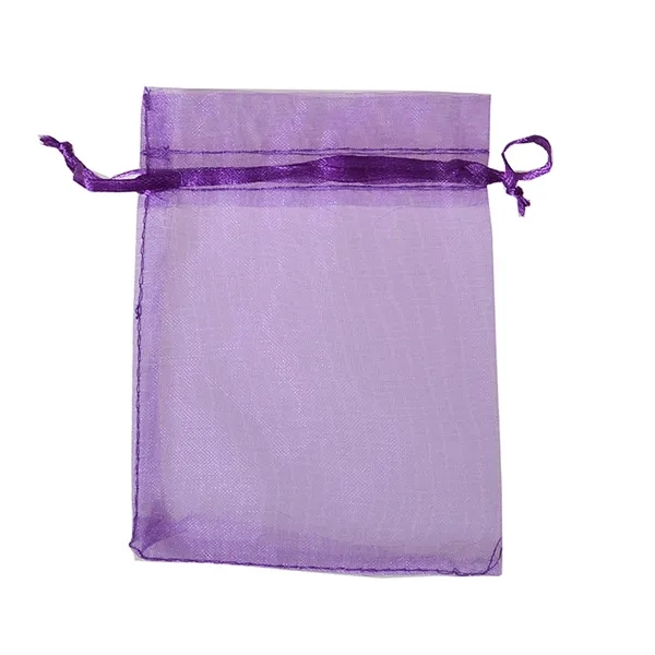 5"X7" Organza Drawstring Pouch - 5"X7" Organza Drawstring Pouch - Image 21 of 24