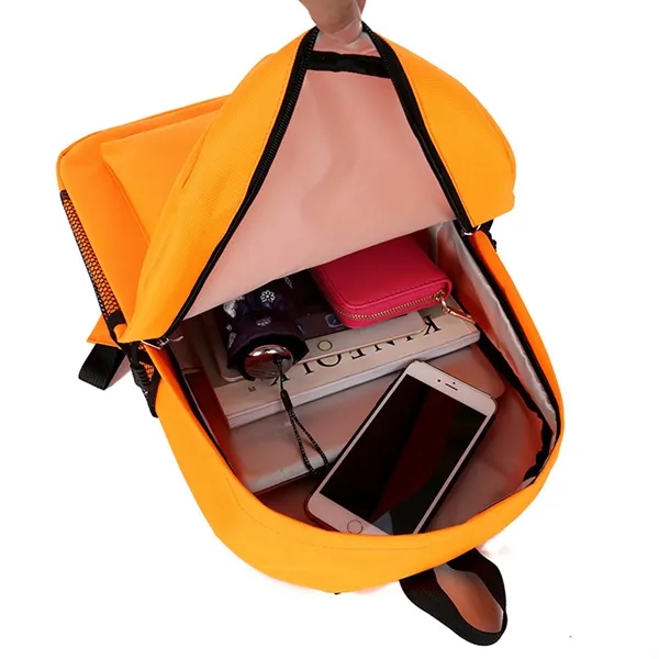 Classic Budget Backpack With Water Bottle Pocket - Classic Budget Backpack With Water Bottle Pocket - Image 3 of 12