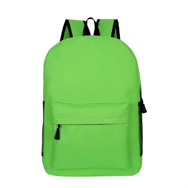 Classic Budget Backpack With Water Bottle Pocket - Classic Budget Backpack With Water Bottle Pocket - Image 4 of 12
