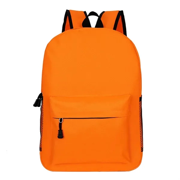 Classic Budget Backpack With Water Bottle Pocket - Classic Budget Backpack With Water Bottle Pocket - Image 5 of 12