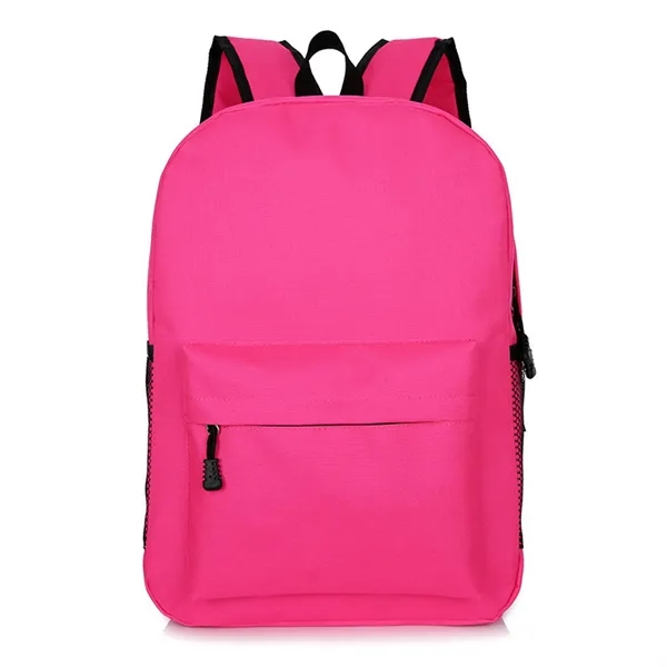 Classic Budget Backpack With Water Bottle Pocket - Classic Budget Backpack With Water Bottle Pocket - Image 8 of 12
