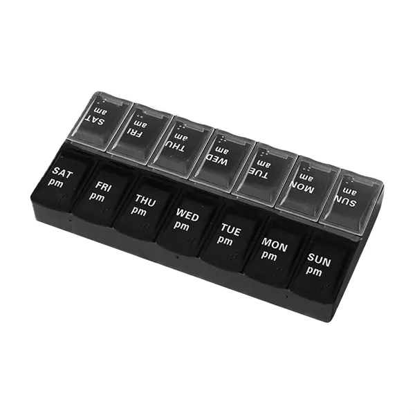 7 Day Pill Box Medicine Tablet Dispenser Organizer - 7 Day Pill Box Medicine Tablet Dispenser Organizer - Image 2 of 9