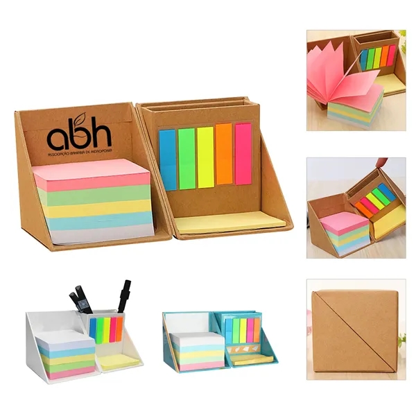 Sticky Notes Cube Box with Pen Holder - Sticky Notes Cube Box with Pen Holder - Image 0 of 0