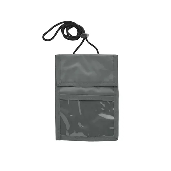 Nylon Neck Wallet Badge Holder - Nylon Neck Wallet Badge Holder - Image 4 of 15