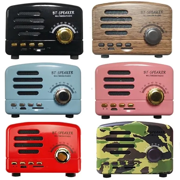 Portable Retro Mini Bluetooth Speaker