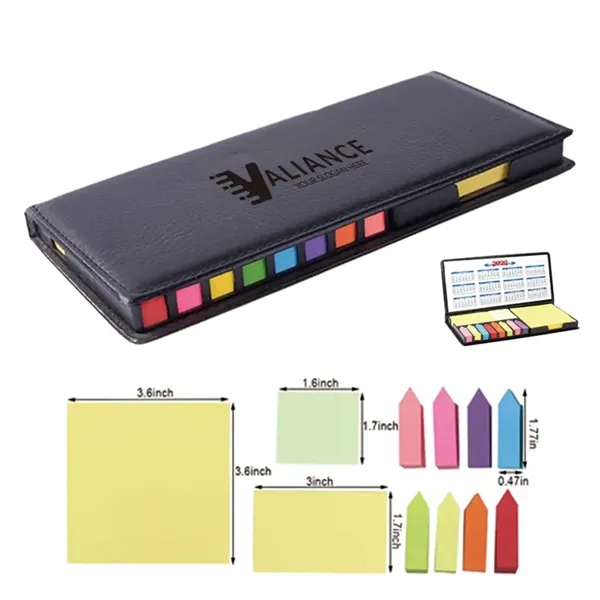 Muti Color Memo Pads with Leather Case