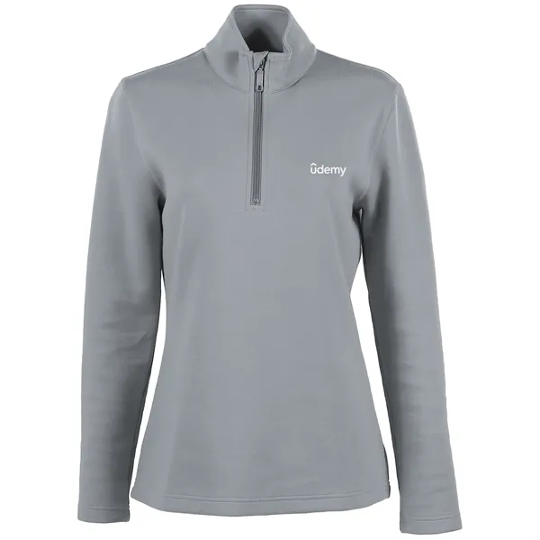 Omni Women's Poly Cotton 1/4 Zip Fleece - Omni Women's Poly Cotton 1/4 Zip Fleece - Image 1 of 4