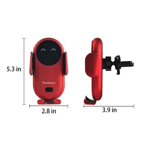 10W Fast Wireless Charger Smart Infrared Car Mobile Holder - 10W Fast Wireless Charger Smart Infrared Car Mobile Holder - Image 2 of 8