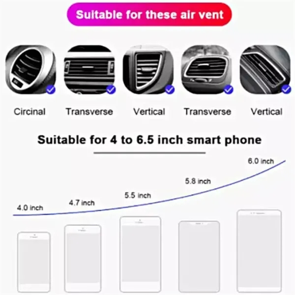10W Fast Wireless Charger Smart Infrared Car Mobile Holder - 10W Fast Wireless Charger Smart Infrared Car Mobile Holder - Image 5 of 8