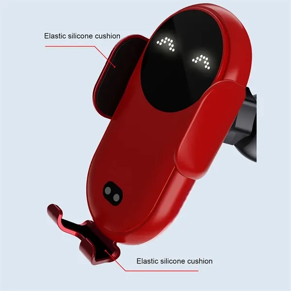 10W Fast Wireless Charger Smart Infrared Car Mobile Holder - 10W Fast Wireless Charger Smart Infrared Car Mobile Holder - Image 7 of 8