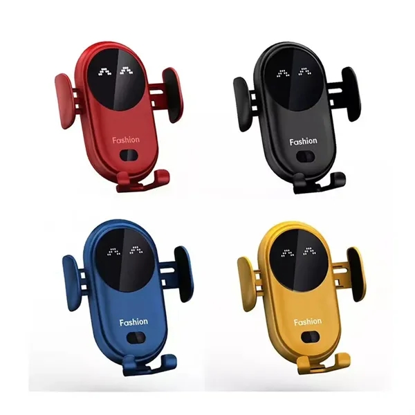 10W Fast Wireless Charger Smart Infrared Car Mobile Holder - 10W Fast Wireless Charger Smart Infrared Car Mobile Holder - Image 1 of 8