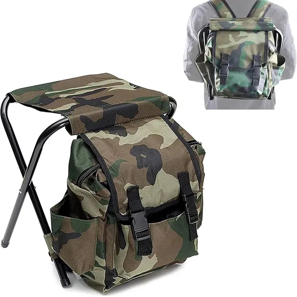 Portable Folding Stool Backpack - Portable Folding Stool Backpack - Image 1 of 5