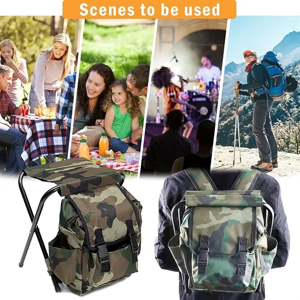 Portable Folding Stool Backpack - Portable Folding Stool Backpack - Image 4 of 5