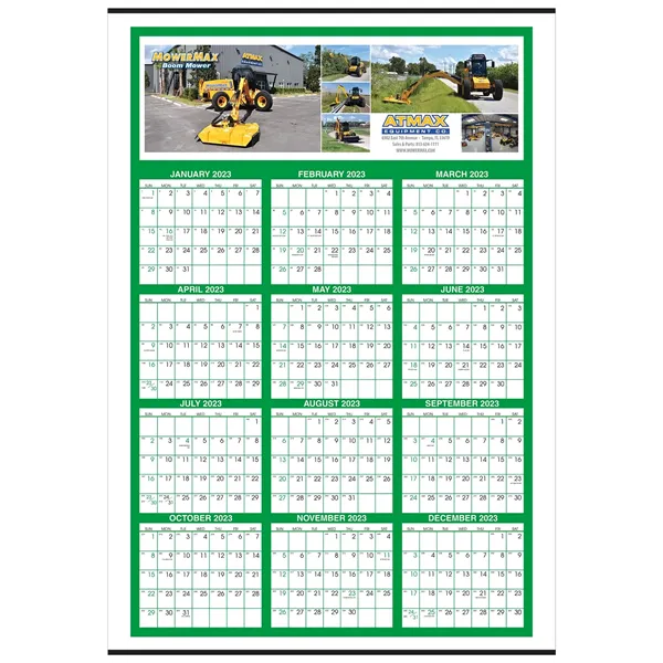 Yearly View Full Color Wall Calendar - Yearly View Full Color Wall Calendar - Image 0 of 0