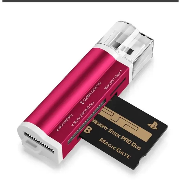 Portable USB 2.0 4 in 1 Memory Multi Card Reader - Portable USB 2.0 4 in 1 Memory Multi Card Reader - Image 2 of 8