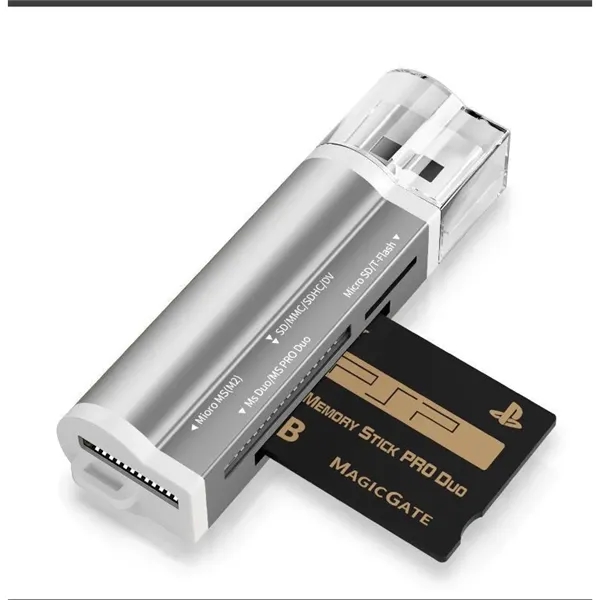 Portable USB 2.0 4 in 1 Memory Multi Card Reader - Portable USB 2.0 4 in 1 Memory Multi Card Reader - Image 3 of 8