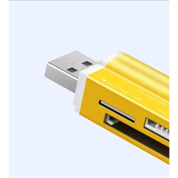 Portable USB 2.0 4 in 1 Memory Multi Card Reader - Portable USB 2.0 4 in 1 Memory Multi Card Reader - Image 8 of 8