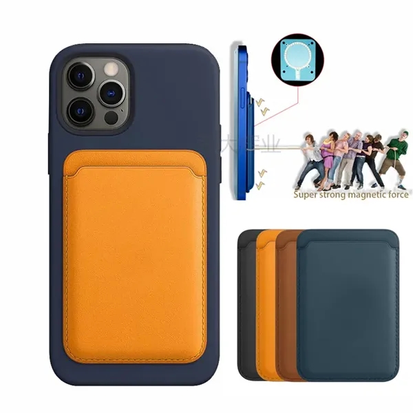 Magnetic Wallet Cell Phone Card Sleeves for  iPhone 15/14/13 - Magnetic Wallet Cell Phone Card Sleeves for  iPhone 15/14/13 - Image 2 of 7