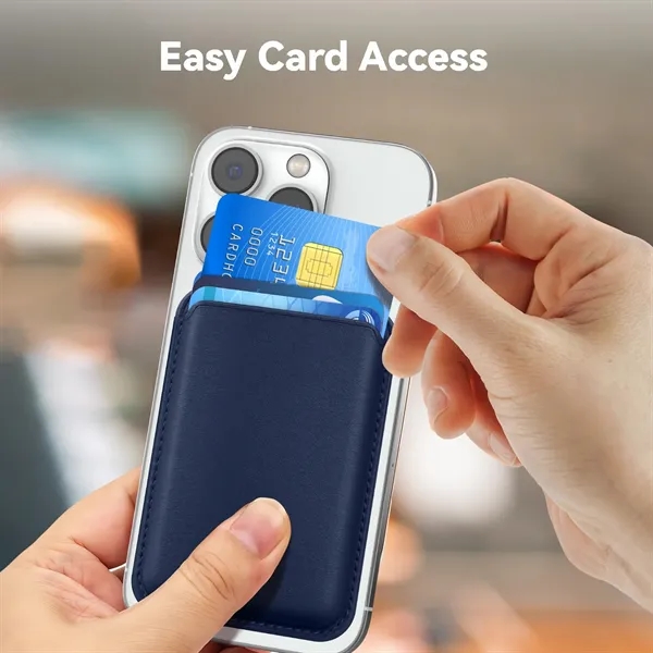 Magnetic Wallet Cell Phone Card Sleeves for  iPhone 15/14/13 - Magnetic Wallet Cell Phone Card Sleeves for  iPhone 15/14/13 - Image 6 of 7