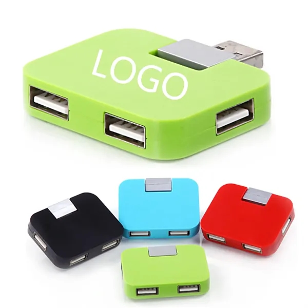 Multifunctional 4 Ports Cube USB Hub - Multifunctional 4 Ports Cube USB Hub - Image 0 of 0