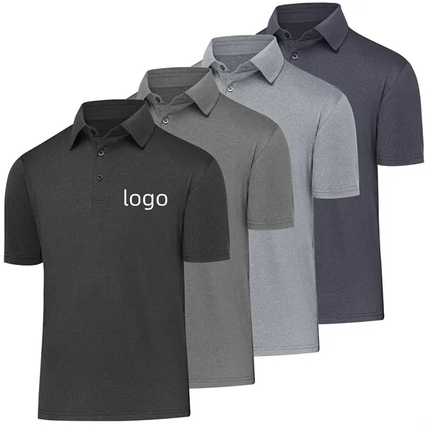 Athletic Mens Polo Shirts Short Sleeve - Athletic Mens Polo Shirts Short Sleeve - Image 0 of 6