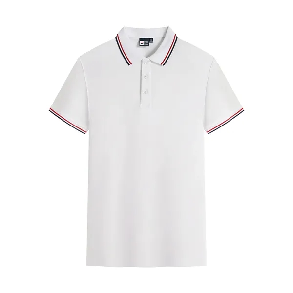 Women's Short Sleeve Lapel Polo - Women's Short Sleeve Lapel Polo - Image 5 of 11