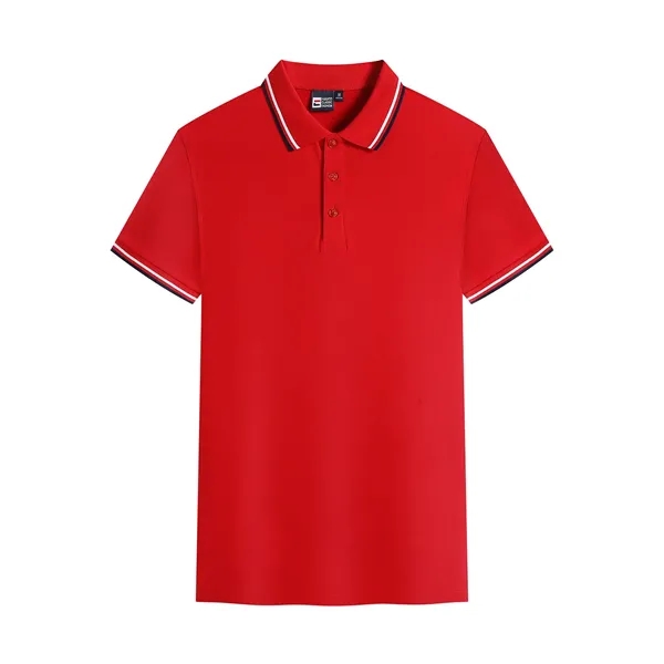 Women's Short Sleeve Lapel Polo - Women's Short Sleeve Lapel Polo - Image 6 of 11