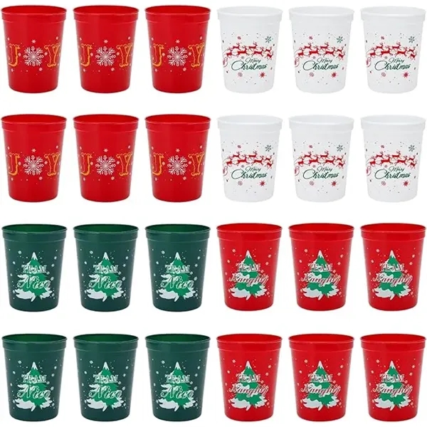 16OZ Christmas Party Cups - 16OZ Christmas Party Cups - Image 0 of 1